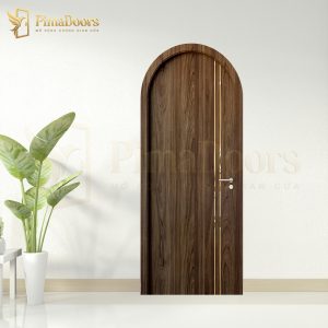 Cửa nhựa composite vòm nẹp kim loại PFS-AN2-W19