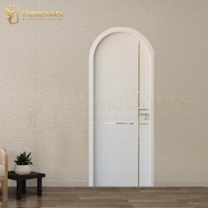 Cửa nhựa composite vòm nẹp kim loại PFS-AN4-S12