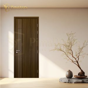 Cửa Nhựa Composite Nẹp Kim Loại PFS-1N3-W33