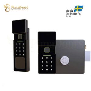 KHÓA THÔNG MINH CỬA CỔNG SẮT CHỐNG NƯỚC DEMAX EL608 GB CNC APP WIFI