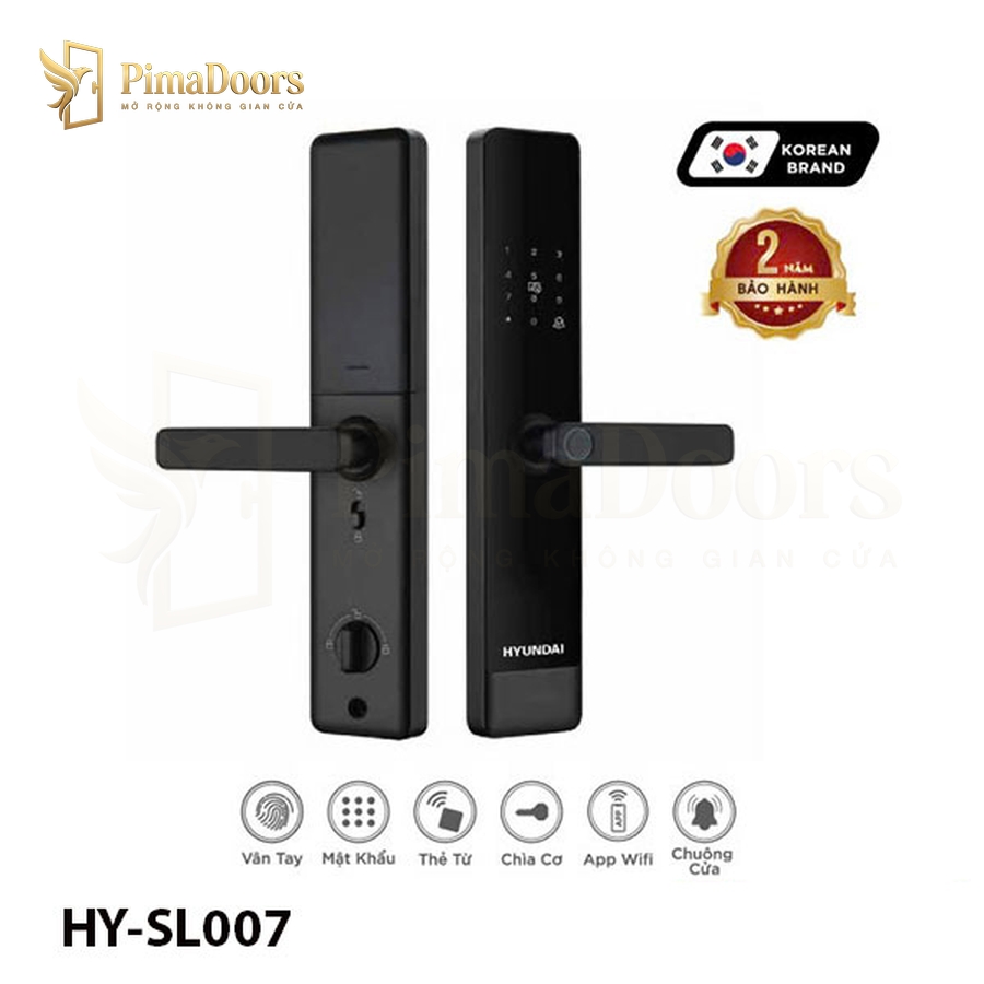 Khóa thông minh điện tử cửa gỗ Hyundai HY-SL007